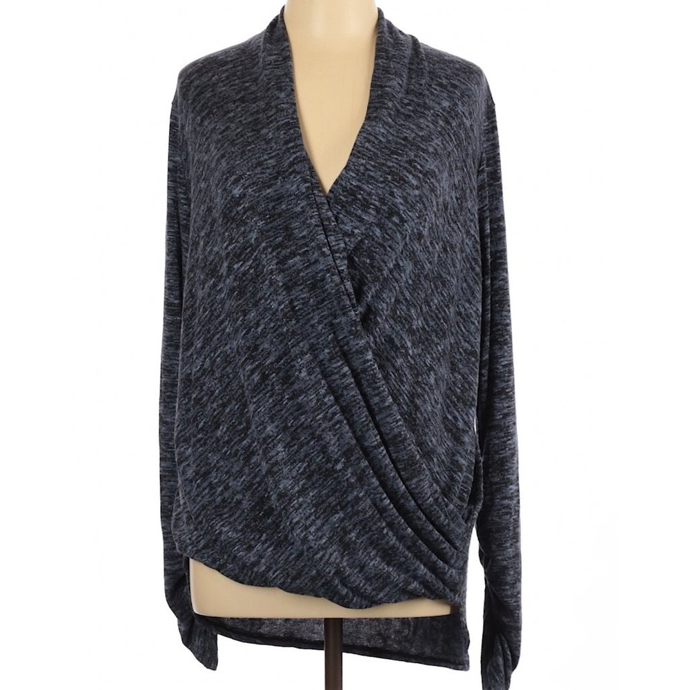 Max Studio Wrap Top Large NWT